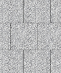 Тротуарная плитка КВАДРАТ  400х400х60 Бело-черный Стоунмикс ''ВЫБОР''