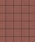 Тротуарная плитка КВАДРАТ  200х200х60  Красный Стандарт ''ВЫБОР''