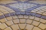 Тротуарная плитка Steingot Классика круговая желтая 60 мм