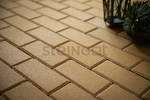 Тротуарная плитка Брусчатка 200*100*60 Желтая (верхний прокрас, минифаска)  Брусчатка ''Steingot''