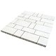 Тротуарная плитка Инсбрук Тироль, 60 мм, белый, гладкая