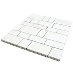 Тротуарная плитка Инсбрук Тироль, 60 мм, белый, native