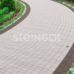 Тротуарная плитка Steingot Классика Арко "Bianco Nero" 60мм