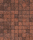 Тротуарные плиты "ЛА-ЛИНИЯ" - Б.3.К.6 (Коллекция "Листопад") 100x100 ''ВЫБОР'' - Клинкер