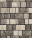 Тротуарная плитка Старый город Антрацит  Б.1.Ф.6 (Коллекция "Листопад гладкий")  ''ВЫБОР''