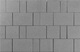 Тротуарная плитка 342 МЗ  Новый город  40 мм серый