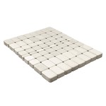 Тротуарная плитка Классико, Белый (60 мм) 57x115, 115x115, 172x115 ''BRAER''
