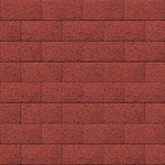 Тротуарная плитка Прямоугольник Лайн, 60 мм, красный, native