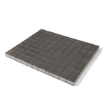 Тротуарная плитка Лувр, Серый (60 мм) 100x100, 200x200, 400x400 ''BRAER''