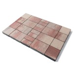 Тротуарная плитка Мозаика, "Фламинго" (60 мм) 200x100, 200x200, 300x200 ''BRAER''