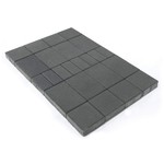 Тротуарная плитка Мозаика, Серый (60 мм) 200x100, 200x200, 300x200 ''BRAER''