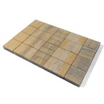 Тротуарная плитка Мозаика, "Песчаник" (60 мм) 200x100, 200x200, 300x200 ''BRAER''