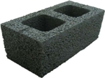 Камень стеновой керамзито-бетонный КсЛКБ-2Пс 390x190x190 ''Лидер''