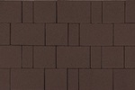 Тротуарная плитка 342 МЗ  Новый город  40 мм коричневый