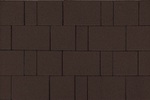 Тротуарная плитка 342 МЗ  Новый город  40 мм темно-коричневый