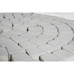 Тротуарная плитка Классико круговая, Серебристый (60 мм) 73x110x115 ''BRAER''