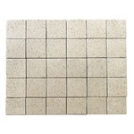 Тротуарная плитка Лувр, Гранит белый (60 мм) 200x200 ''BRAER''