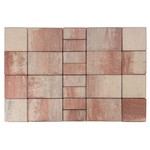 Тротуарная плитка Мозаика, "Фламинго" (60 мм) 200x100, 200x200, 300x200 ''BRAER''