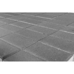 Тротуарная плитка Прямоугольник, Серый, двухслойная (40 мм) 200x100 ''BRAER''