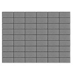 Тротуарная плитка Прямоугольник, Серый, двухслойная (40 мм) 200x100 ''BRAER''