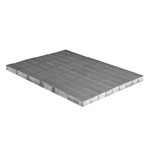 Тротуарная плитка Прямоугольник, Серый (70 мм) 240x120 ''BRAER''
