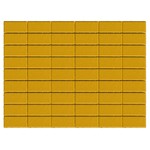 Тротуарная плитка Прямоугольник, Желтый (60 мм) 200x100 ''BRAER''