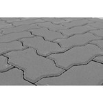 Тротуарная плитка Волна, Серый (60 мм) 240x135 ''BRAER''