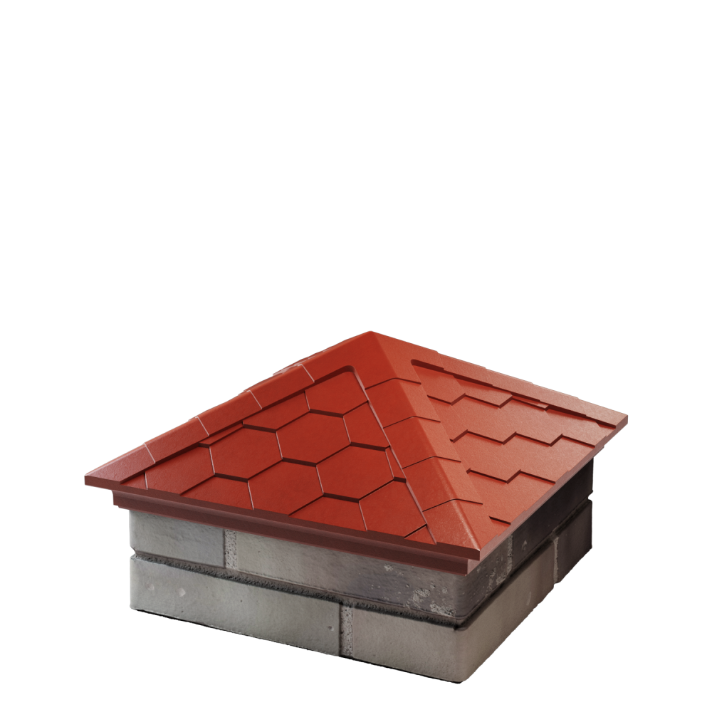 Колпак EVEREST 390х390 Красный Колпак EVEREST 390х390 Красный