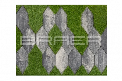 Тротуарная плитка BRAER Карат, Color Mix Ночь, 80 мм Тротуарная плитка BRAER Карат, Color Mix Ночь, 80 мм
