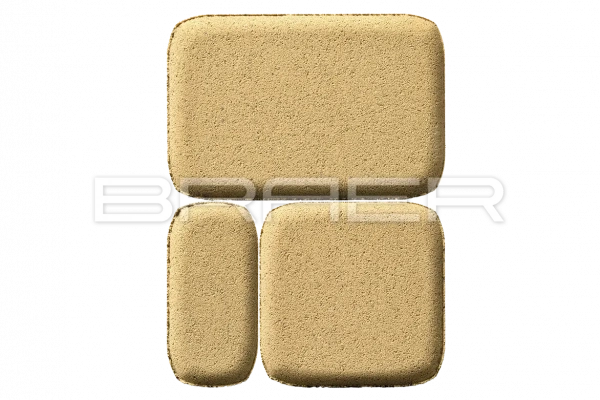 Тротуарная плитка BRAER Классико, Песочный, 60 мм Тротуарная плитка BRAER Классико, Песочный, 60 мм