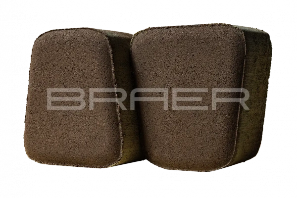Тротуарная плитка BRAER Классико круговая, Коричневый, 60 мм Тротуарная плитка BRAER Классико круговая, Коричневый, 60 мм