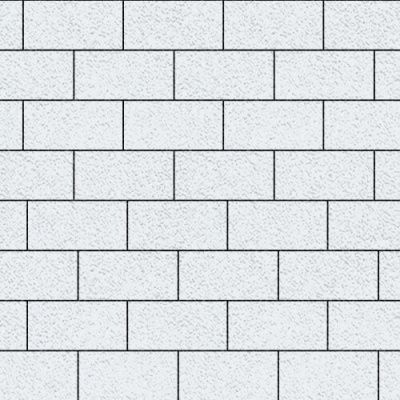 Тротуарная плитка Steinrus Прямоугольник, 60 мм, белый, native