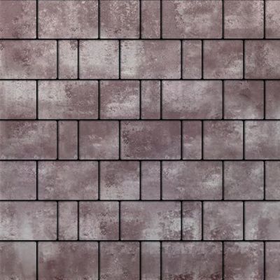 Тротуарная плитка Steinrus Бельпассо, 40 мм, ColorMix Мокко, гладкая