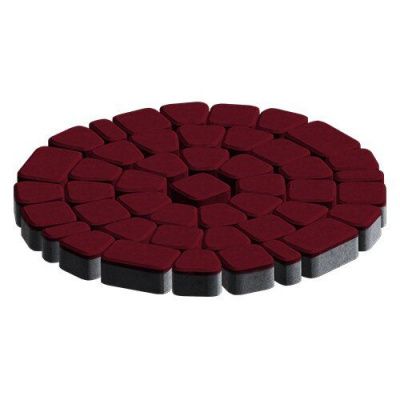 Тротуарная плитка Steinrus Классико, 60 мм, Винный, гладкая Тротуарная плитка Steinrus Классико, 60 мм, Винный, гладкая