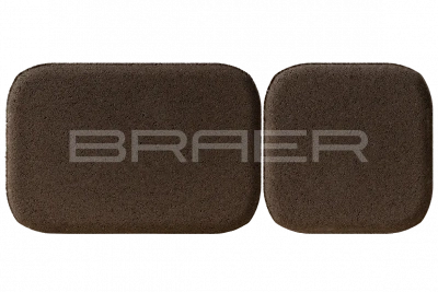 Тротуарная плитка BRAER Классико Дуо, Коричневый, 40 мм Тротуарная плитка BRAER Классико Дуо, Коричневый, 40 мм