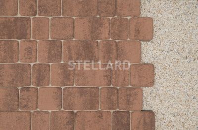 Тротуарная плитка STELLARD Старый город «Мокко» 40 мм