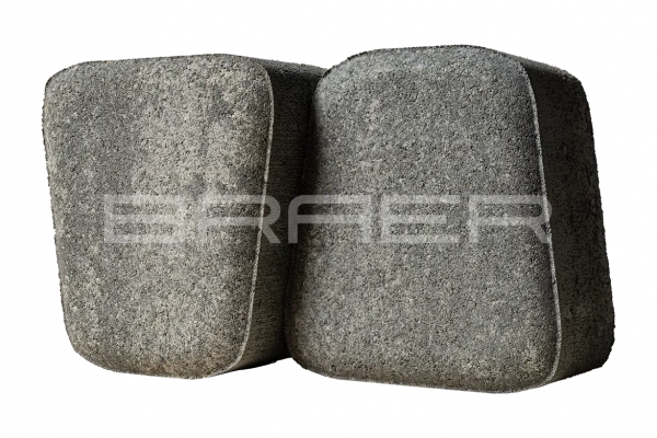 Тротуарная плитка BRAER Классико круговая, Color Mix Туман, 60 мм Тротуарная плитка BRAER Классико круговая, Color Mix Туман, 60 мм