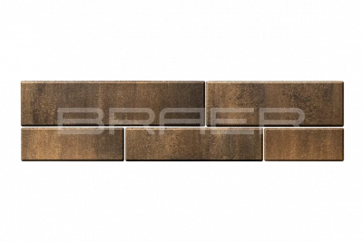 Тротуарная плитка BRAER Домино, Color Mix Каштан, 60 мм Тротуарная плитка BRAER Домино, Color Mix Каштан, 60 мм