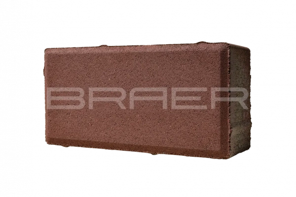Тротуарная плитка BRAER Прямоугольник, Красный, 60 мм Тротуарная плитка BRAER Прямоугольник, Красный, 60 мм