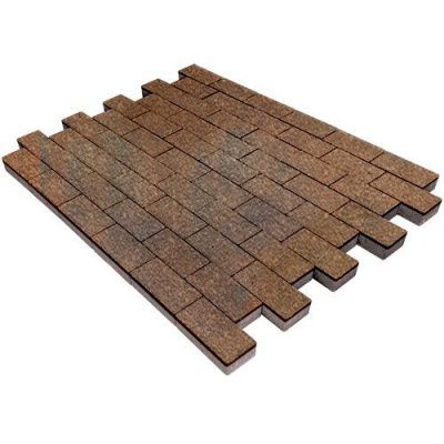 Тротуарная плитка Steinrus Прямоугольник, 60 мм, ColorMix Штайнрус, native Тротуарная плитка Steinrus Прямоугольник, 60 мм, ColorMix Штайнрус, native
