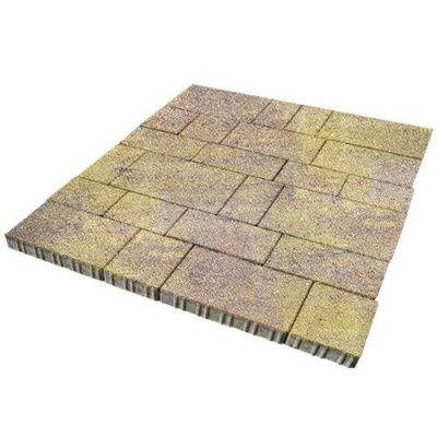 Тротуарная плитка Steinrus Инсбрук Тироль, 60 мм, ColorMix Тоскана, Native