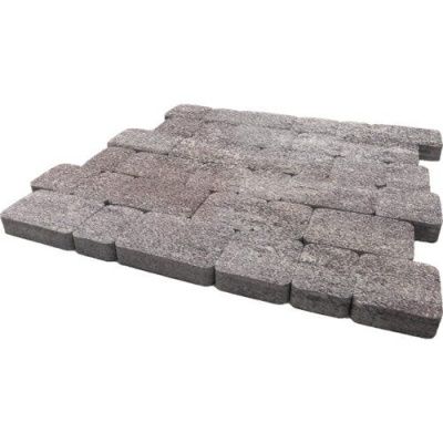 Тротуарная плитка Steinrus Инсбрук Альт, 60 мм, ColorMix Умбра, native Тротуарная плитка Steinrus Инсбрук Альт, 60 мм, ColorMix Умбра, native