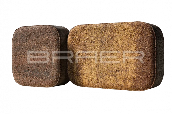 Тротуарная плитка BRAER Классико Дуо, Color Mix Мальва, 40 мм Тротуарная плитка BRAER Классико Дуо, Color Mix Мальва, 40 мм