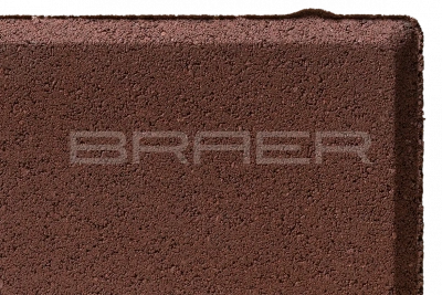 Тротуарная плитка BRAER Прямоугольник, Красный, 60 мм Тротуарная плитка BRAER Прямоугольник, Красный, 60 мм