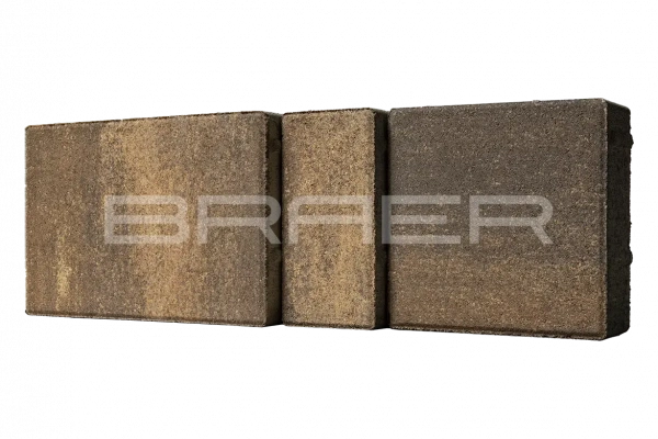 Тротуарная плитка BRAER Старый город Ландхаус, Color Mix Каштан, 60 мм Тротуарная плитка BRAER Старый город Ландхаус, Color Mix Каштан, 60 мм