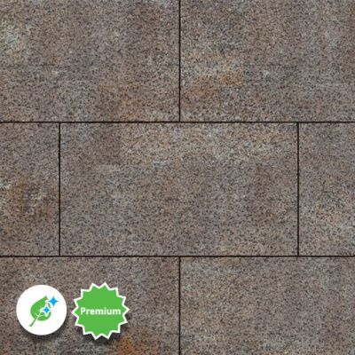 Тротуарная плитка Steinrus Парк Плейс, 80 мм, ColorMix Берилл, native Тротуарная плитка Steinrus Парк Плейс, 80 мм, ColorMix Берилл, native