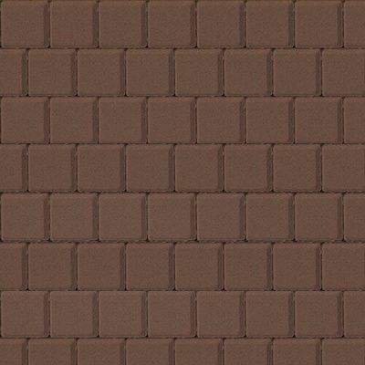 Тротуарная плитка Steinrus Квадрат малый, 60 мм, коричневый, гладкая Тротуарная плитка Steinrus Квадрат малый, 60 мм, коричневый, гладкая