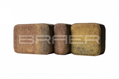 Тротуарная плитка BRAER Классико, Color Mix Мальва, 60 мм Тротуарная плитка BRAER Классико, Color Mix Мальва, 60 мм