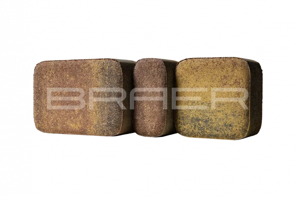 Тротуарная плитка BRAER Классико, Color Mix Мальва, 60 мм Тротуарная плитка BRAER Классико, Color Mix Мальва, 60 мм