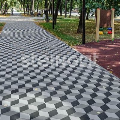 Тротуарная плитка Steingot Ромб Серый 60 мм Тротуарная плитка Steingot Ромб Серый 60 мм